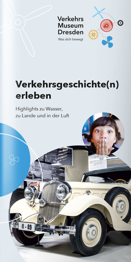 Heimrich & Hannot  Corporate Design Agentur Verkehrsmuseum Dresden Flyer