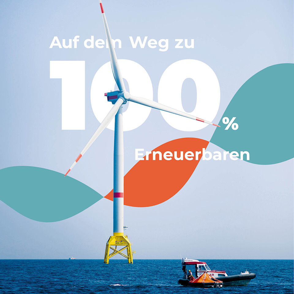 Heimrich & Hannot Corporate Agentur Kampagne Auf dem Weg 100% erneuerbare Energie